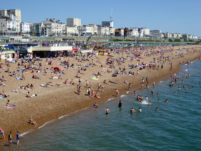 Brighton Palace Pier and seafront