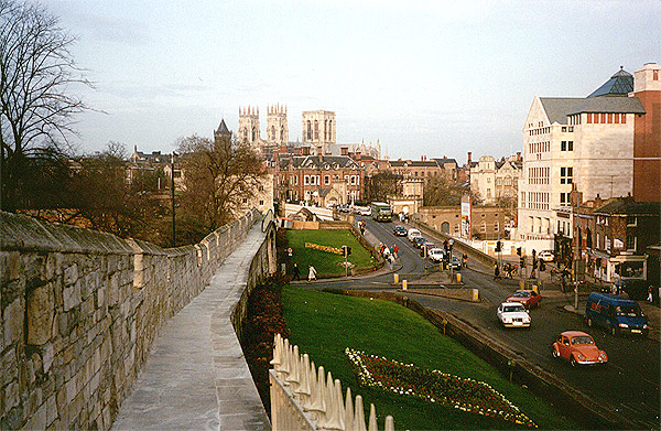 York Minster and city walls
